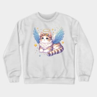 Angelic Kitty Crewneck Sweatshirt